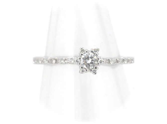 Autre Marque Anello in diamante Ponte Vecchio Au750 Argento