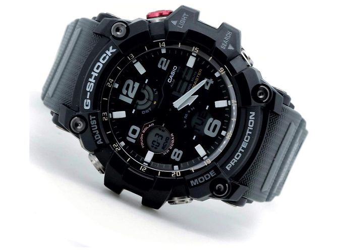 Autre Marque Casio G-SHOCK MUDMASTER Edelstahl-Uhr Schwarz