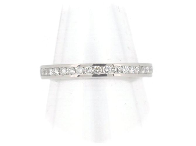 Autre Marque Exelco PT900 Diamantring Silber
