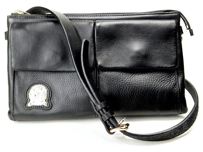 Autre Marque Borsa a Spalla in Pelle ADMJ Blu Blu navy
