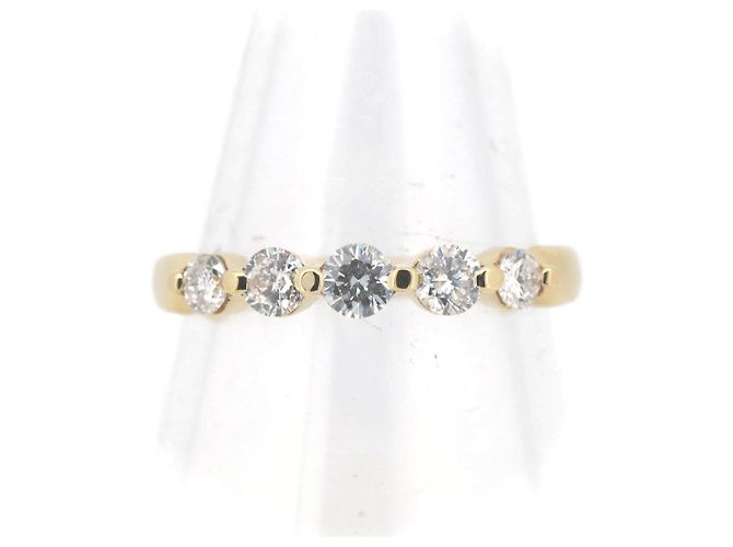 Autre Marque Anello in oro 750 e diamante D'oro