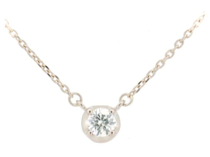 Autre Marque Collar de diamante Au750 4℃ Rosa
