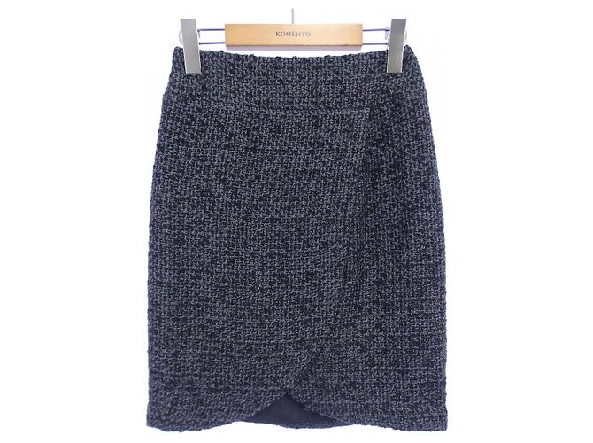 Timeless Saia Chanel Marrom Preto