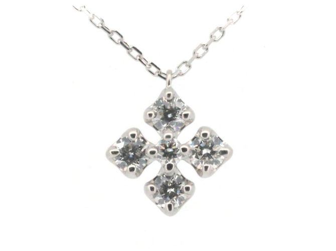 Autre Marque Collar de Diamante Au750 Ponte Vecchio Plata