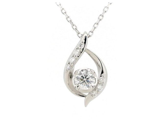 Autre Marque Collar de Platino Vendome Aoyama Pt950/Pt850 Plata