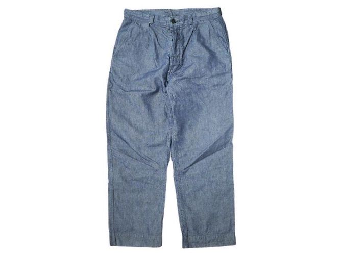 Autre Marque Pantaloni in cotone e lino Sovereign Blu