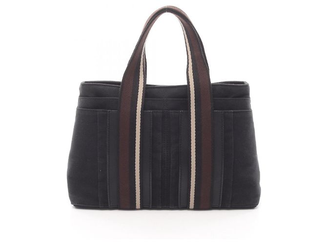 Bolsa Tote PM Troca Horizontal Hermès Marrom Preto