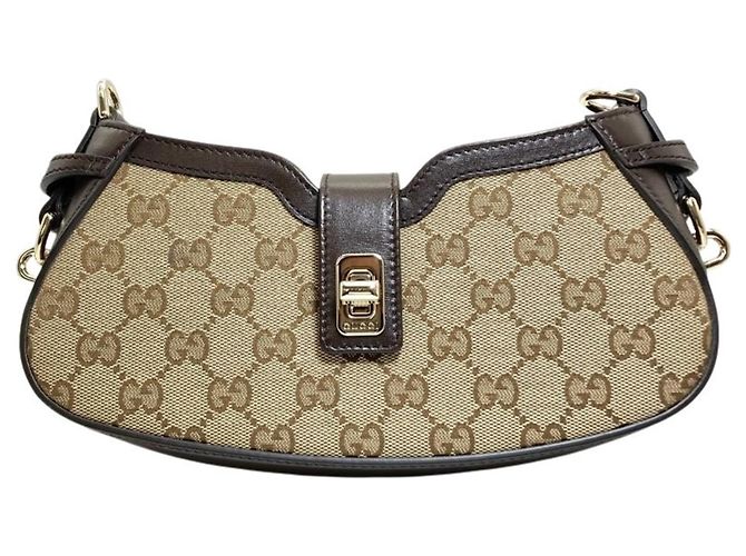 Bolsa de Ombro Moonside da Gucci Bege