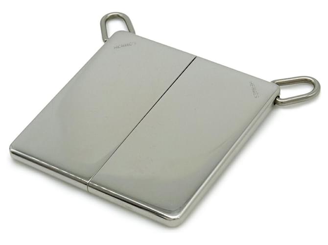 Pendentif Plaque Symbole Hermès Tête Haut Collier Argenté 