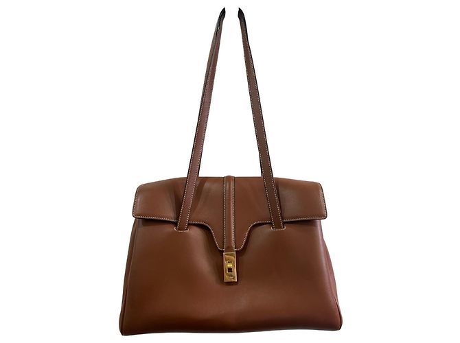 Céline Soft 16 Bag Caramel Leather Brown
