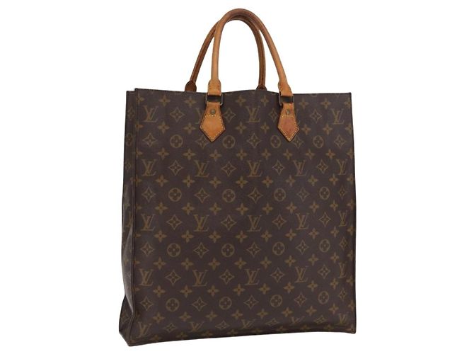LOUIS VUITTON Bolsa Sac Plat Monogram M51140 LV Auth bs33196 Monograma