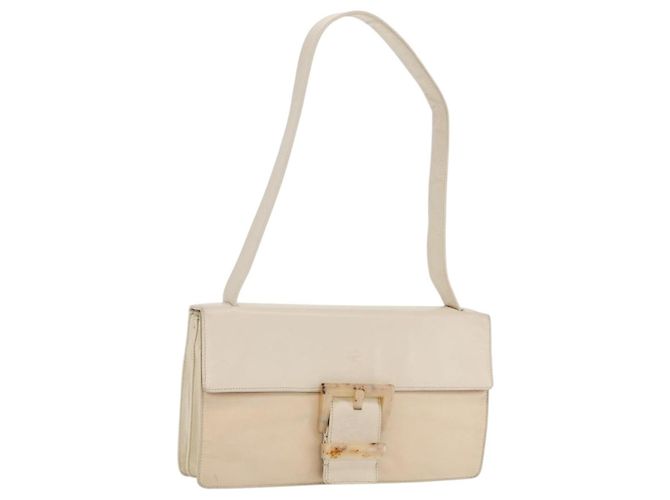 Borsa a Spalla PRADA in Nylon Beige Argento Autentica bs33180