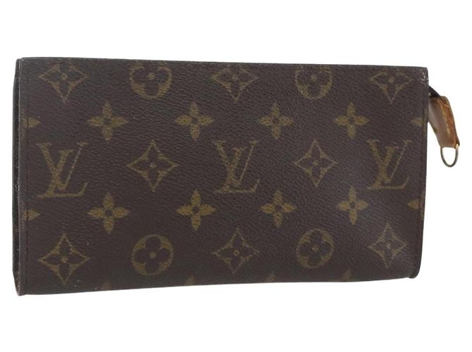 LOUIS VUITTON Monogram Bucket GM Accessory Pouch LV Auth hk3390