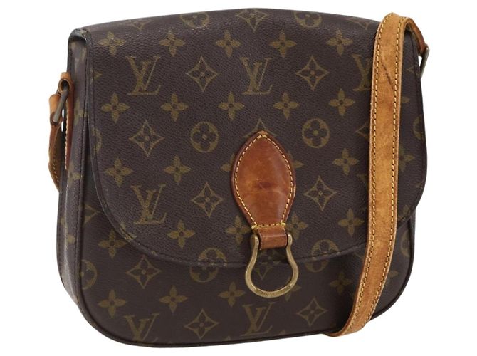 LOUIS VUITTON Bolsa de Ombro Monogram Saint Cloud GM M51242 LV Auth 163427 Monograma
