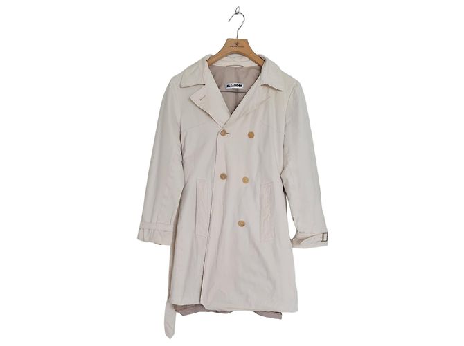 Trench Coat Jil Sander Oakland Branco