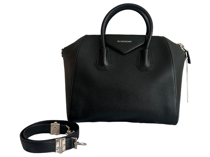 Givenchy Antigona Handbag Black Leather