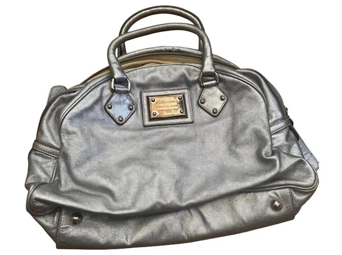Borsa Dolce & Gabbana Miss Blitz in Pelle Argento
