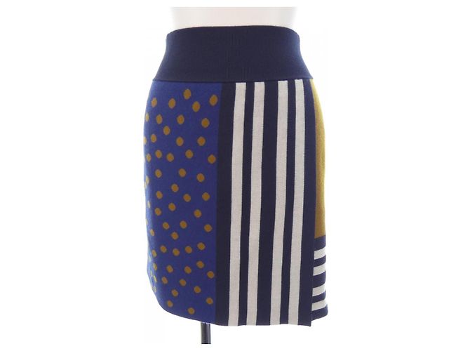 Hermès Hemd Cashmere-Mix Rock Braun Blau Marineblau