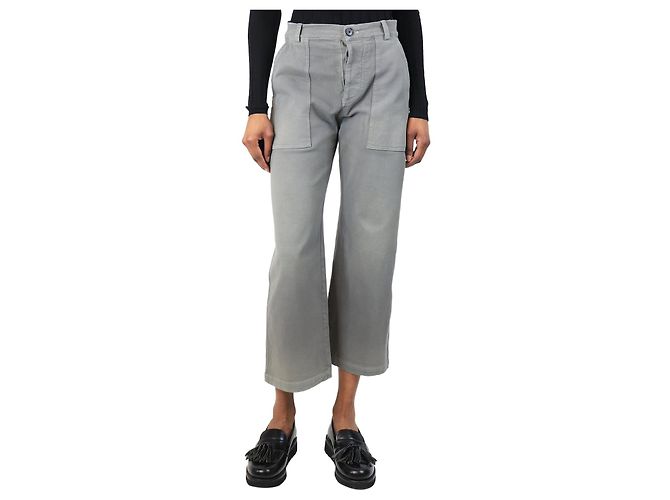 Dior Graue Cargo-Hosen - Größe UK 6