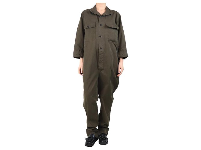 Autre Marque Khaki oversized jumpsuit - size L Green