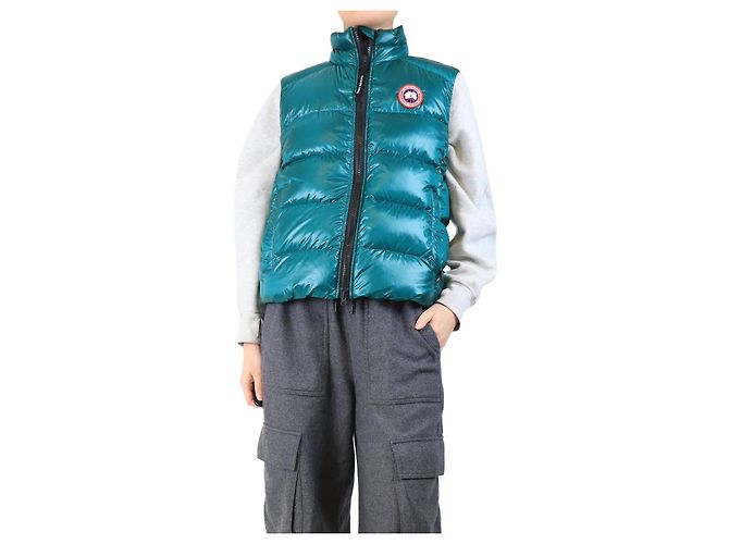 Canada Goose Grüne Steppweste - Größe M