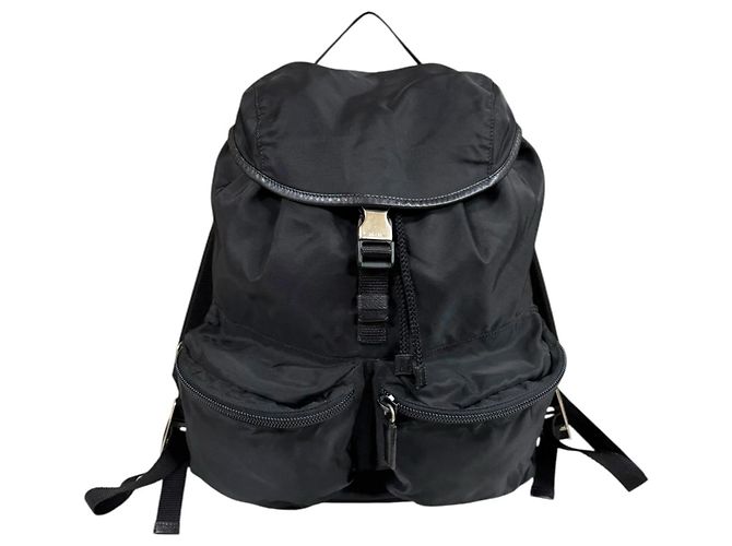 Prada Nylon V164 Men's Backpack Black