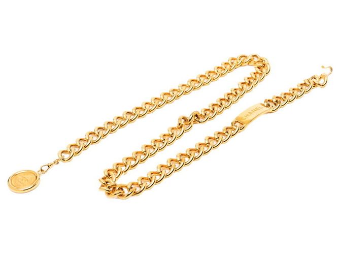 Cinturón de cadena dorada Chanel Coco Marca 31 RUE CAMBON PARIS Dorado