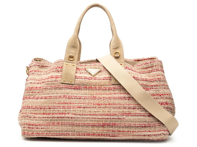 Bolso de tweed múltiple Prada Multicolor