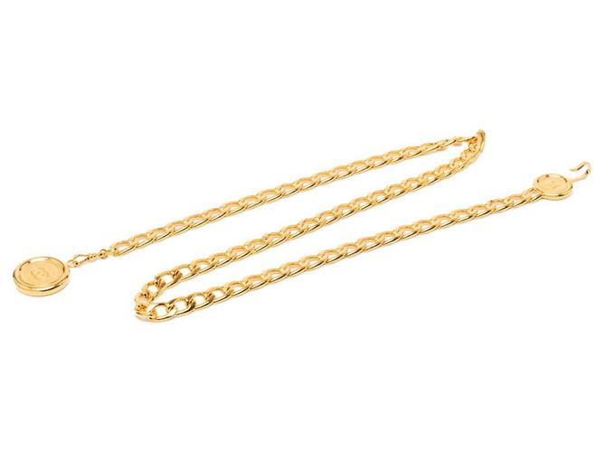 Cambon Cinturón de Cadena Coco Mark de Chanel Dorado