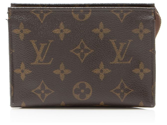 Louis Vuitton Monogram Canvas Toiletry Pouch 15 Brown