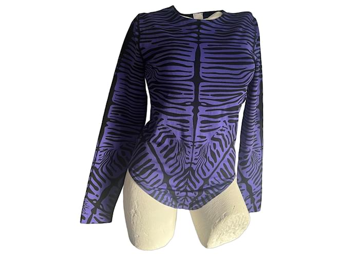 Wolford Stringbody Zebramuster Polyamid Zebra-druck 