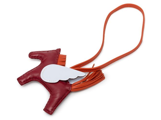 Charm Rodeo Pegasus MM di Hermès Rosso
