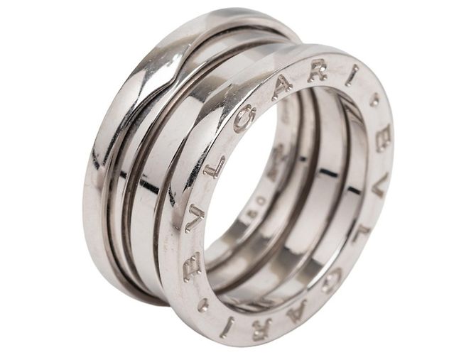 Bulgari Anillo de Banda en Oro Blanco Bvlgari B.zero1