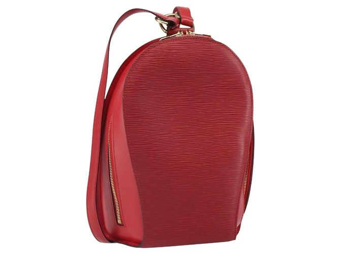 LOUIS VUITTON Epi Mabillon Backpack Castilian Red M52237 LV Auth 166325