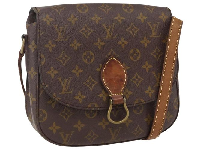 LOUIS VUITTON Bolsa de Ombro Monogram Saint Cloud GM M51242 LV Auth bs33032 Monograma