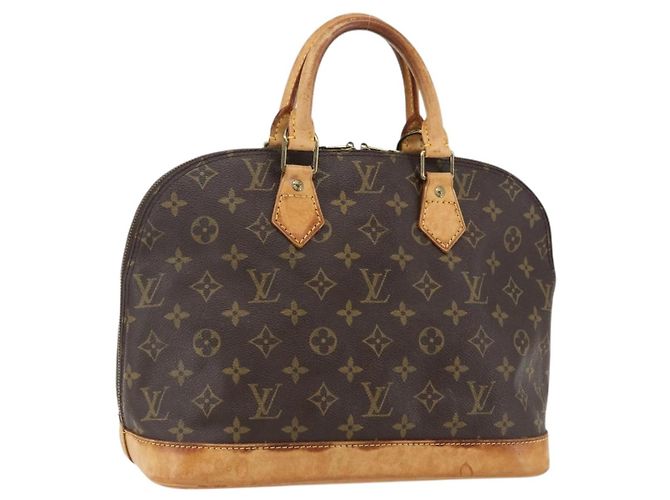 LOUIS VUITTON Bolsa de Mão Monogram Alma M51130 LV Auth 170137 Monograma