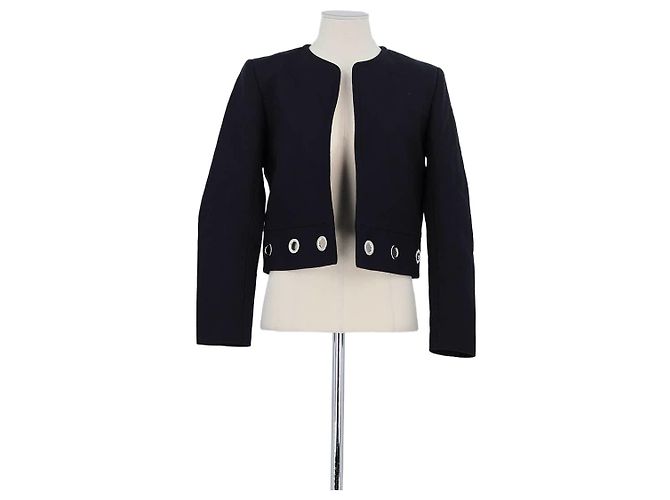Sandro Giacca in cotone nera Nero