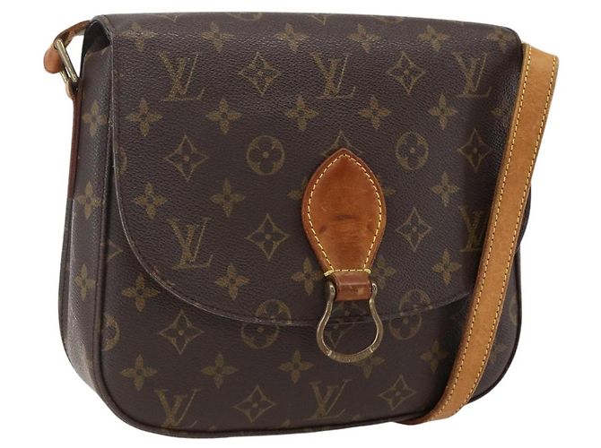 LOUIS VUITTON Bolsa de Ombro Monogram Saint Cloud GM M51242 LV Auth bs33157 Monograma