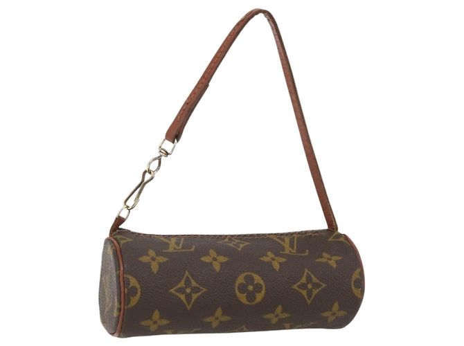 LOUIS VUITTON Monogram Papillon Pouch LV Auth 169829