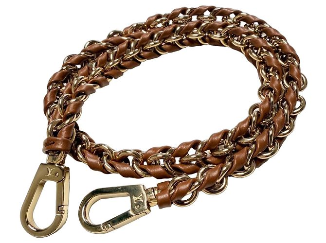 Louis Vuitton Sacs à main Marron Doré