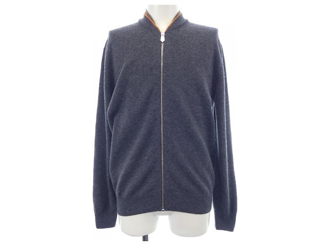 Hermès Cardigan en cachemire Hermes 467160HA Gris