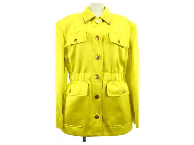 Giacca in seta Gucci 706292 ZHS84 Giallo