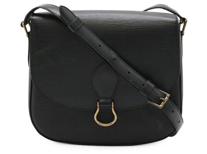 Bolsa de Ombro Saint Cloud Epi Louis Vuitton Preto
