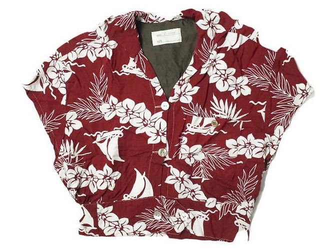 Autre Marque 77circa × Ray BEAMS camicia in tessuto vintage Rosso