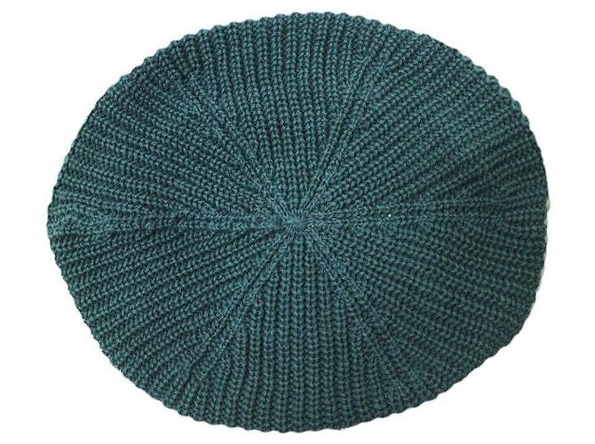 Autre Marque La Maison de Lyllis MUSU Berretto in Cotone Verde