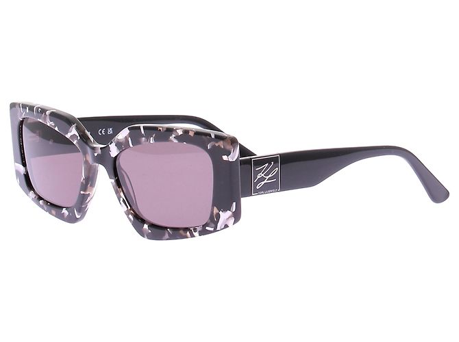 Karl Lagerfeld Occhiali da sole bianchi e neri Nero