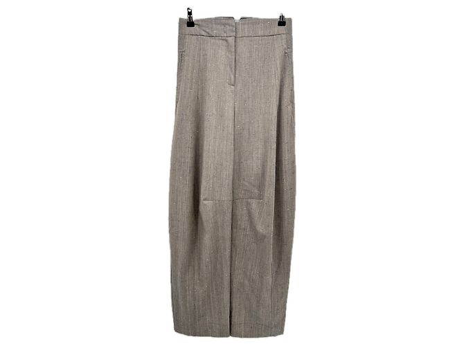 Autre Marque MAX & CO Wollhose Grau