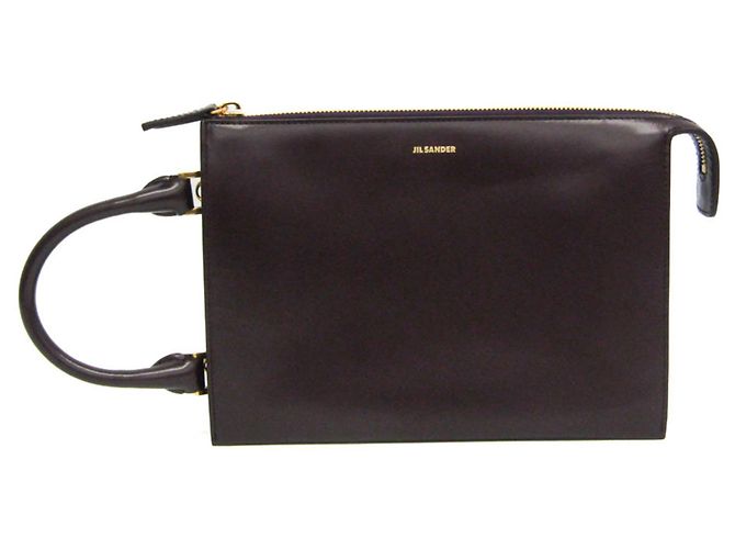 Bolsa Tootie Jil Sander Roxo escuro