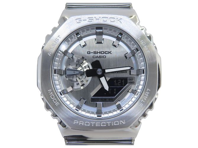 Relógio de quartzo Casio G-Shock Fine Metallic Series GM-2100YM-8ADR