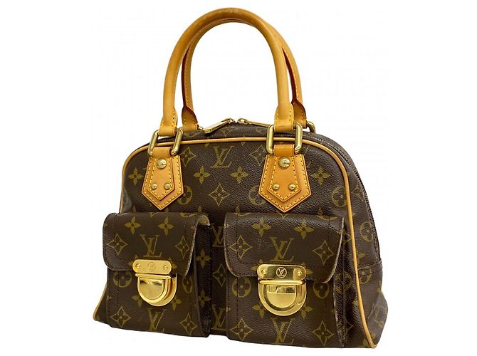 Bolsa Louis Vuitton Monogram Manhattan PM Marrom